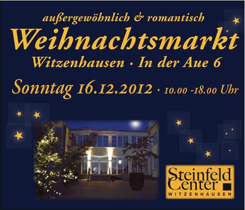 Weihnachtsmarkt SteinfeldCenter Witzenhausen Weihnachtsmarkt SteinfeldCenter Witzenhausen